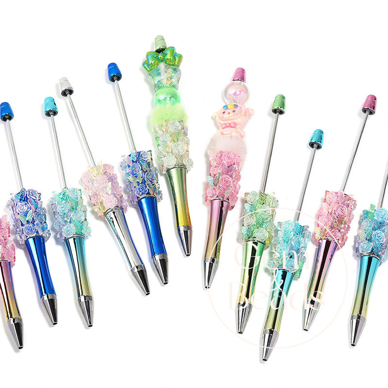 Butterfly Rose Sugar Beadable Pen (5pcs)