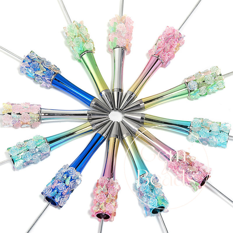 Butterfly Rose Sugar Beadable Pen (5pcs)