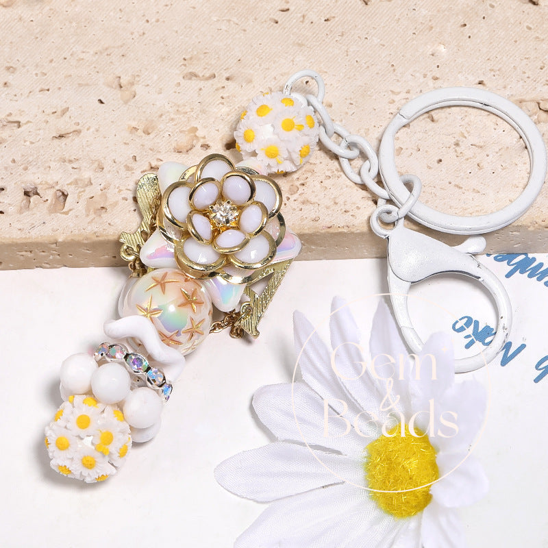 Mabé Star Acrylic Beads with Gold Detailing (100pcs)
