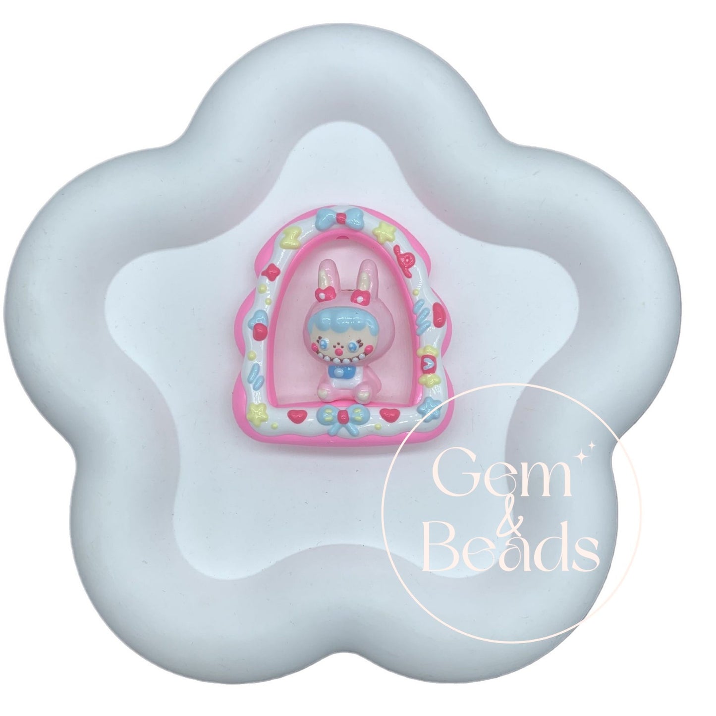 Shy Bubu Hand Painted Beads 1pc