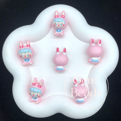 Shy Bubu Hand Painted Beads 1pc