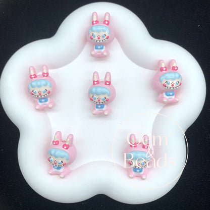 Shy Bubu Hand Painted Beads 1pc