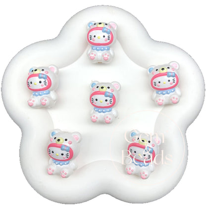 Kitty Hand Painted Beads