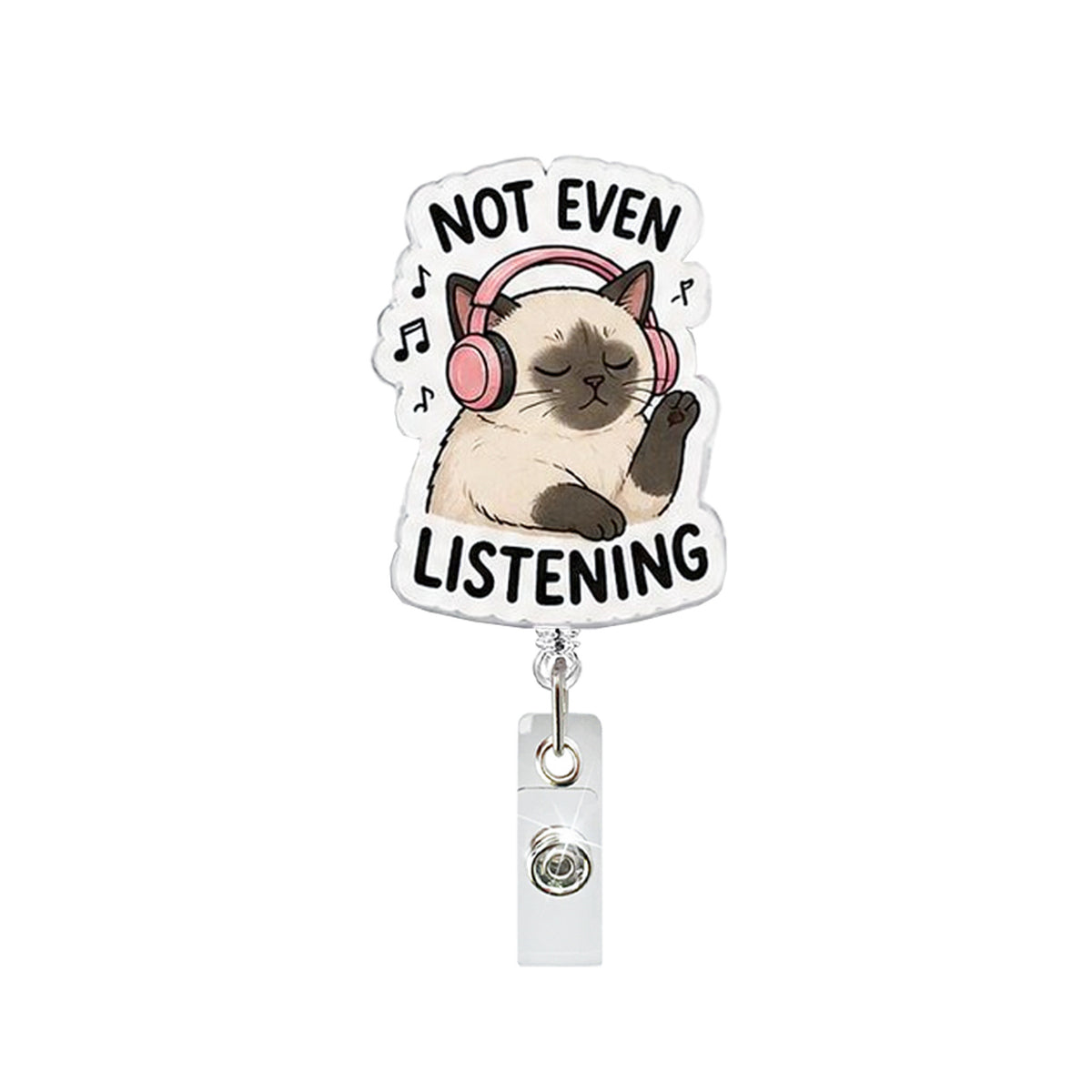 Cat Nurse Badge Holder