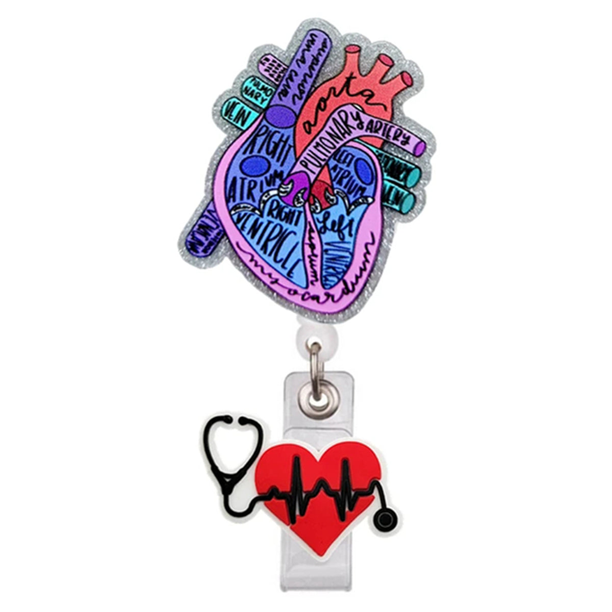 Medical Icons Nurse Badge Holder