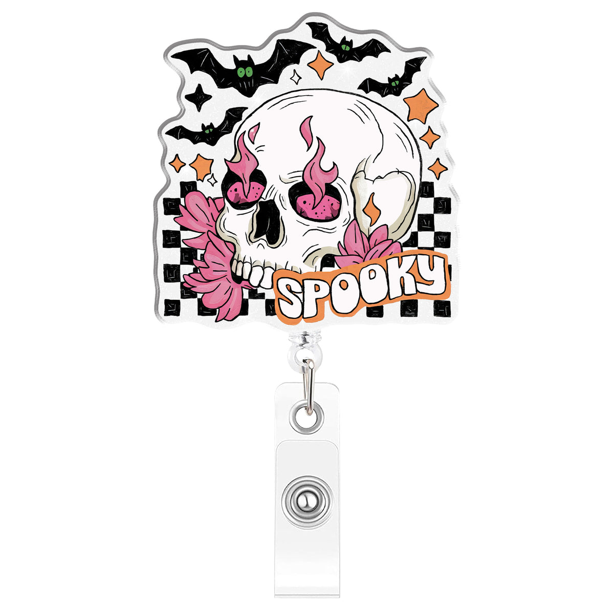 Halloween Nurse Badge Holder