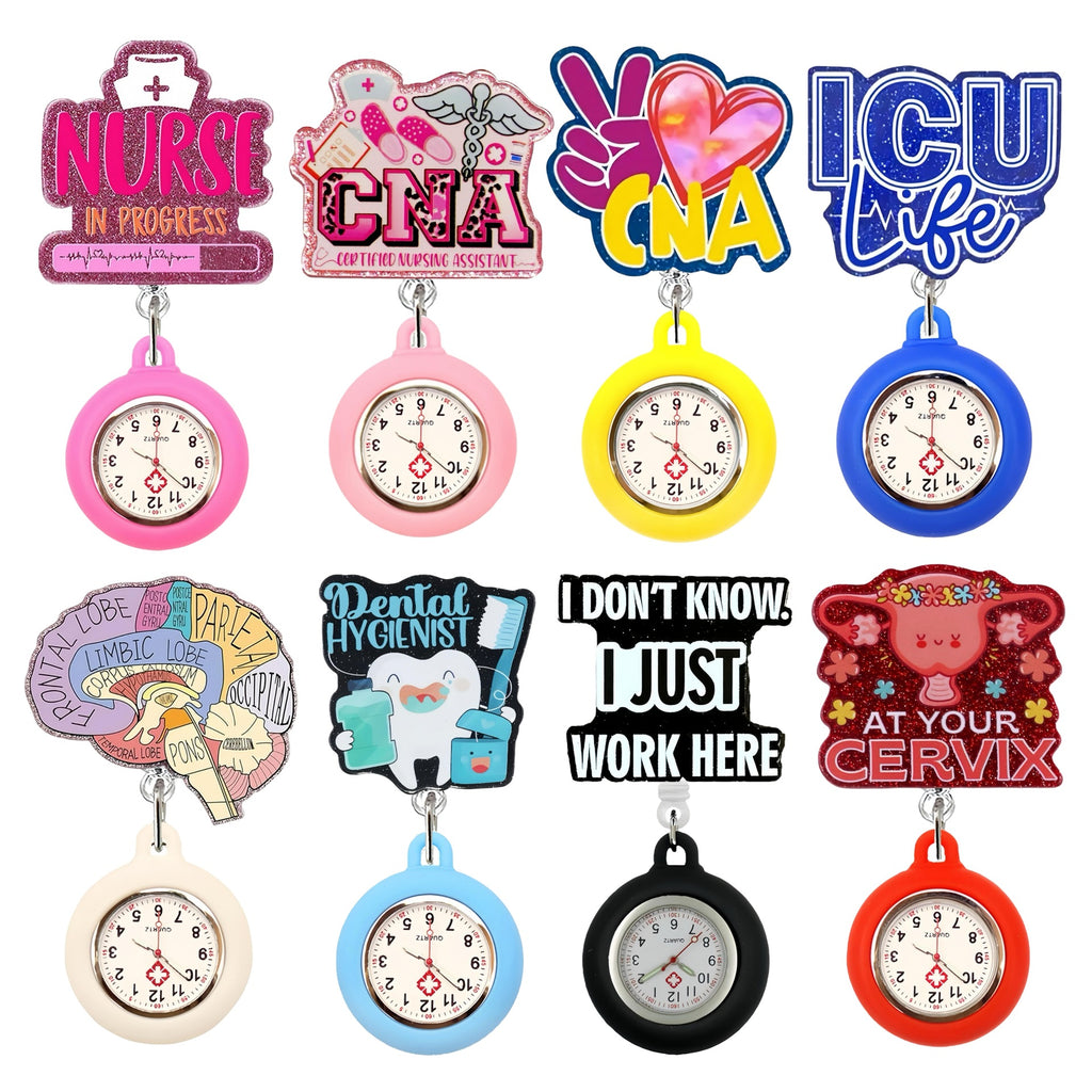 Medical Nurse Watch Nurse Badge Holder