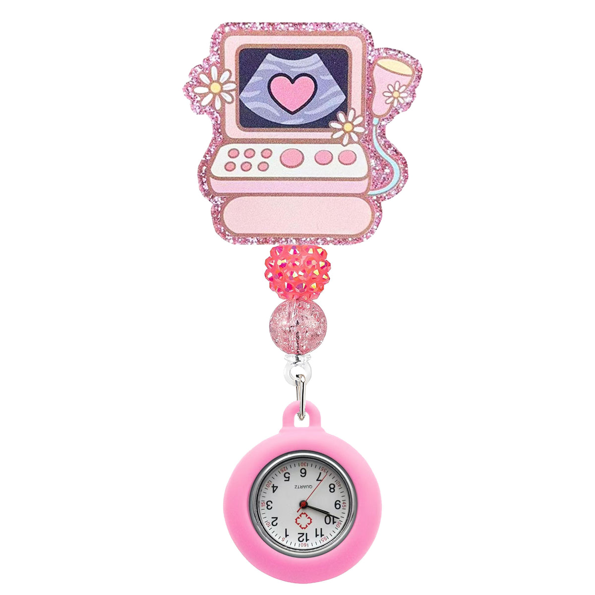 Beaded Nurse Watch Nurse Badge Holder