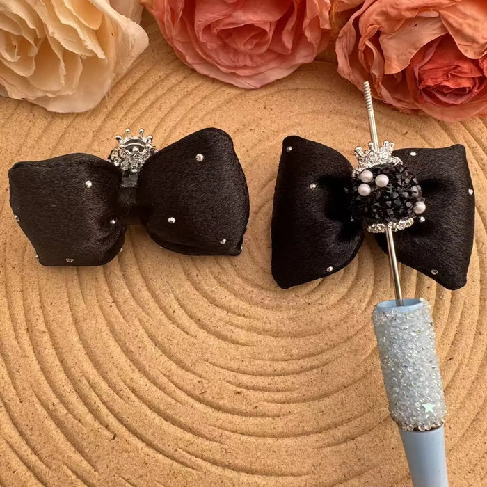 Houndstooth Crown Bow Topper