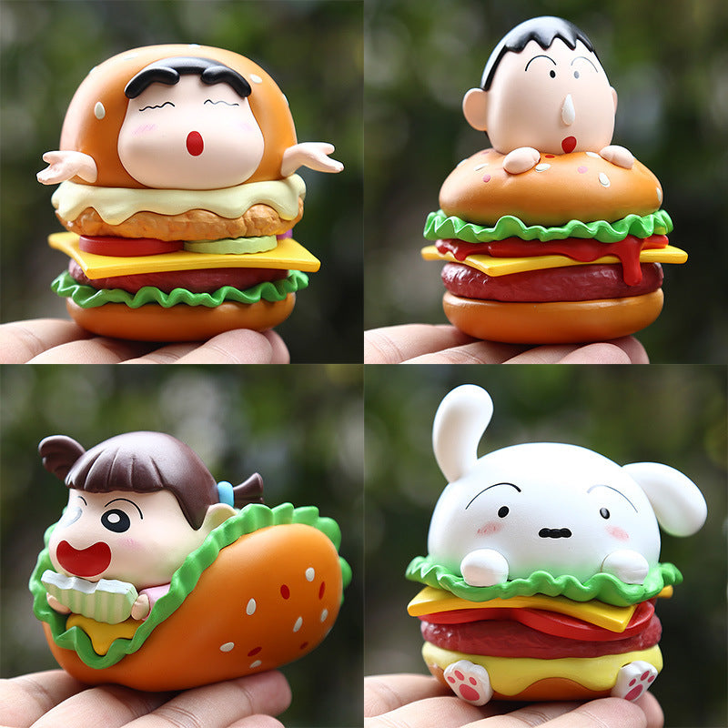 Crayon Shin Chan Friends Figure Topper Set