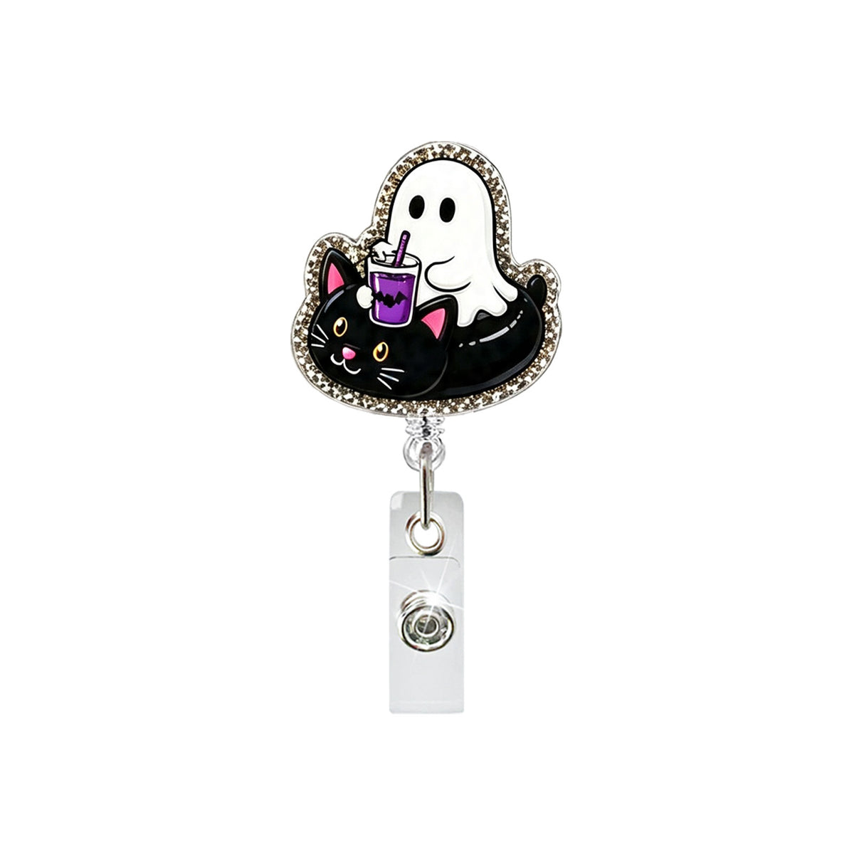 Pool Float Ghost Nurse Badge Holder