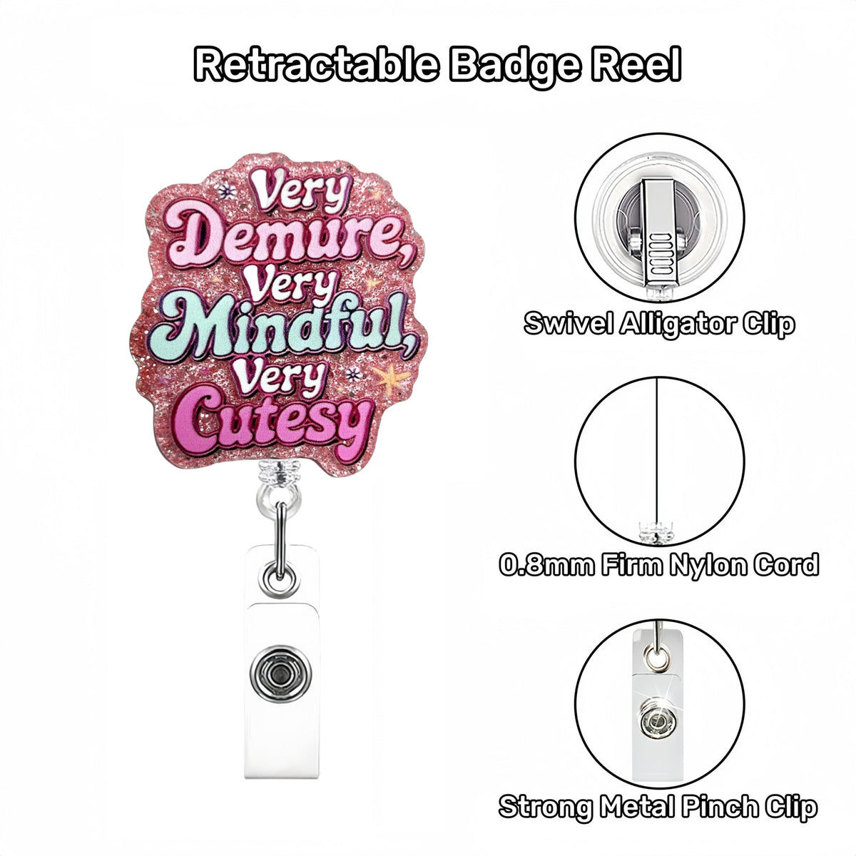 Acrylic Designs Nurse Badge Holder