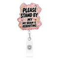 Funny Quotes Nurse Badge Holder