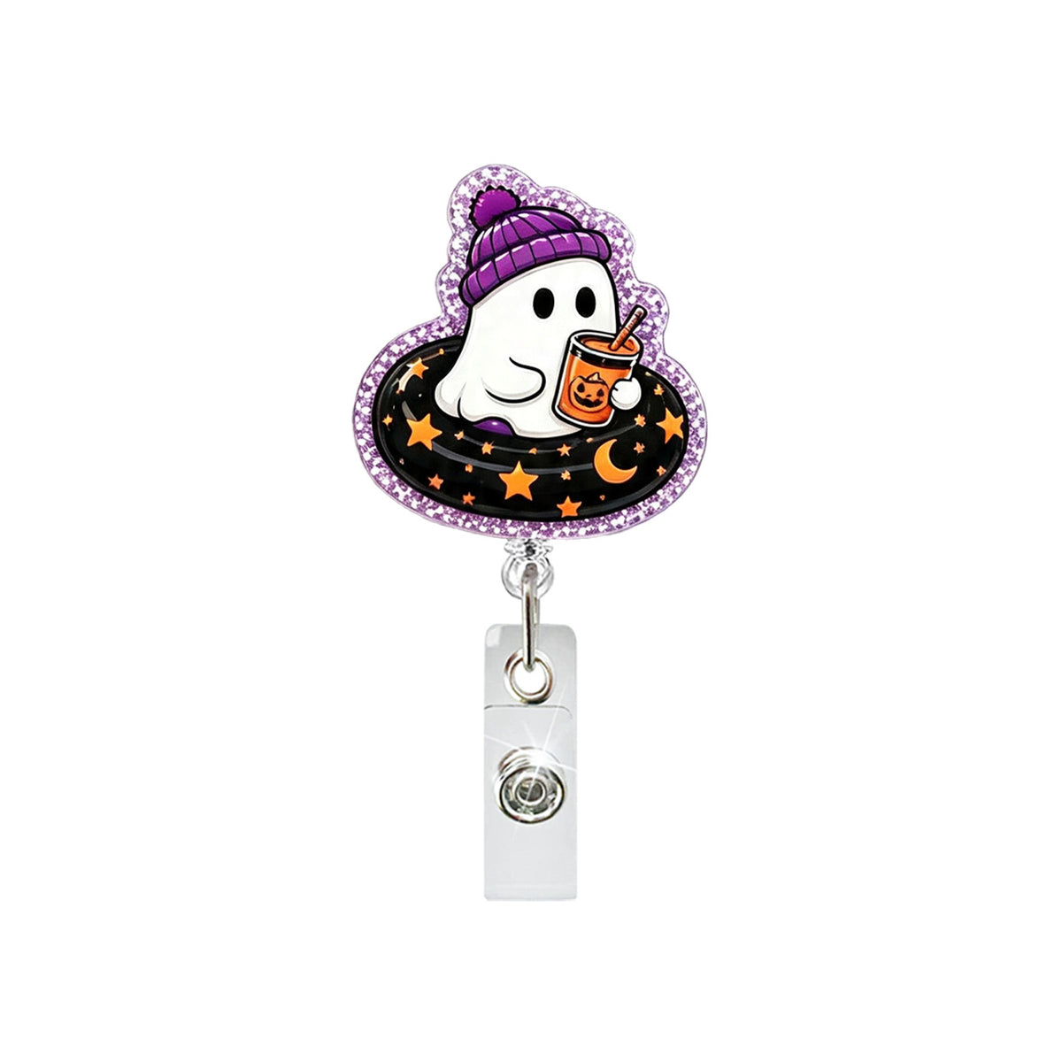 Pool Float Ghost Nurse Badge Holder