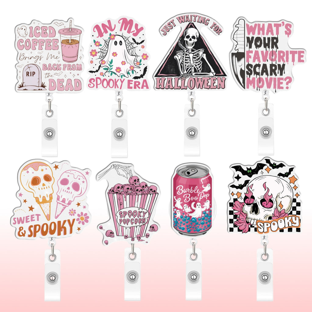 Halloween Nurse Badge Holder