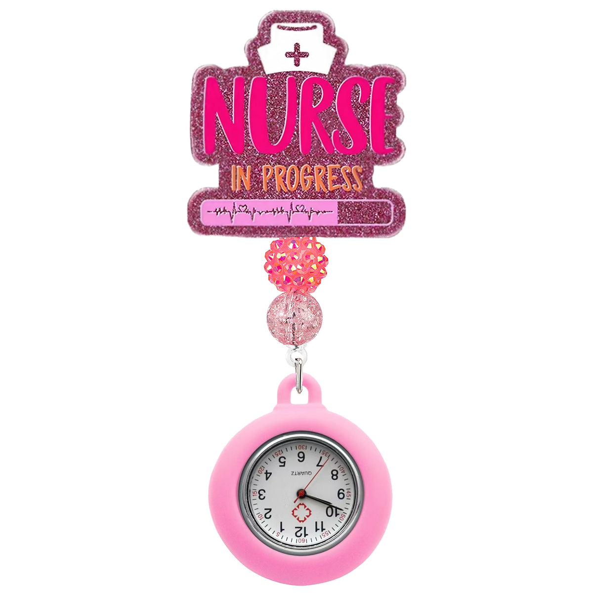 Beaded Nurse Watch Nurse Badge Holder