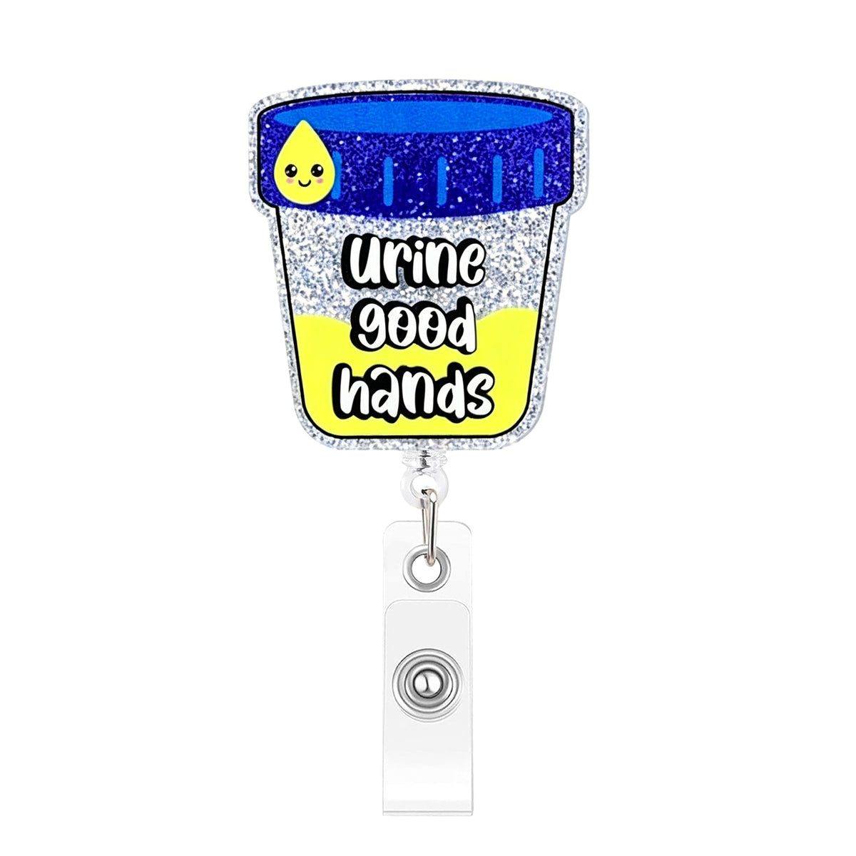 Pink Medical Designs Nurse Badge Holder