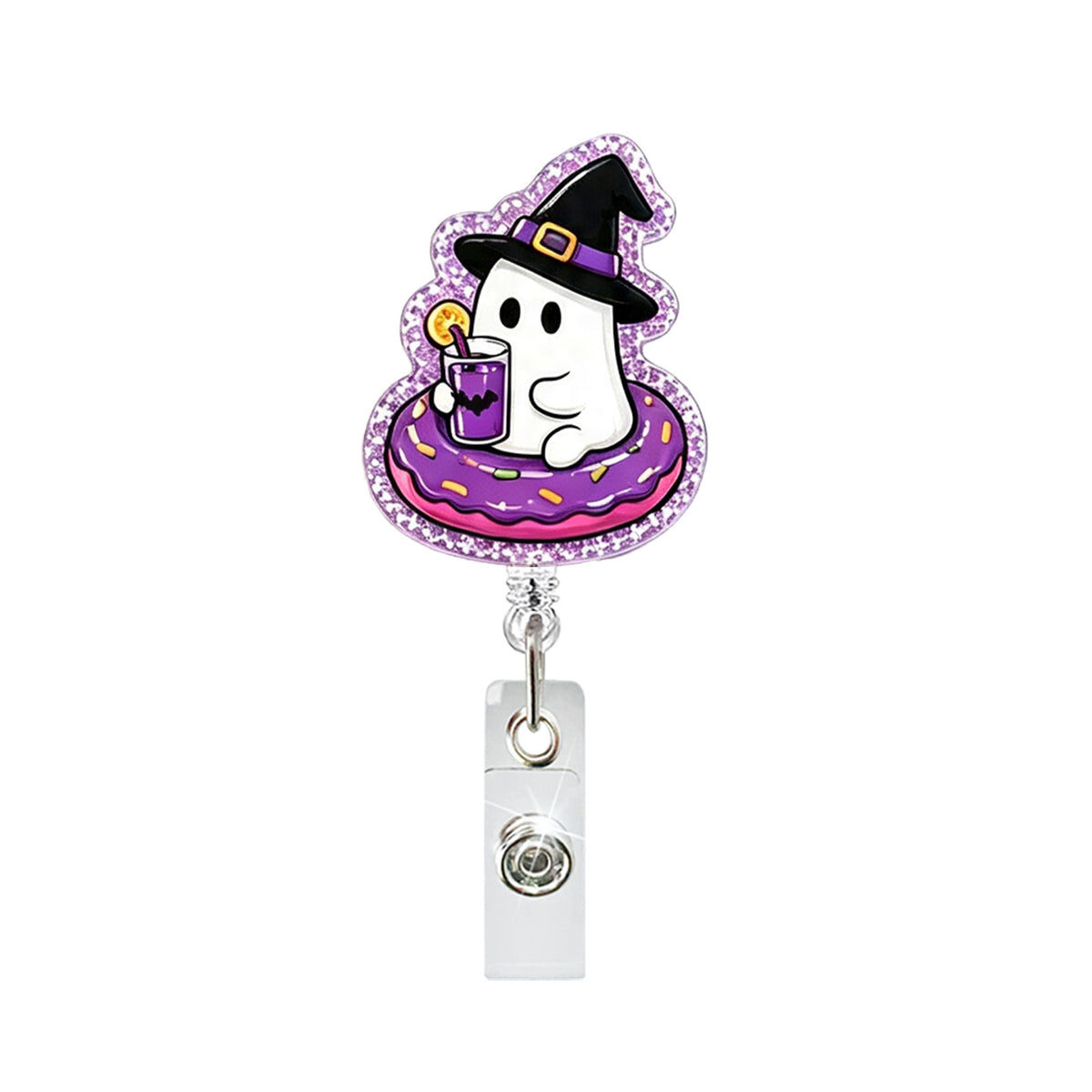 Pool Float Ghost Nurse Badge Holder