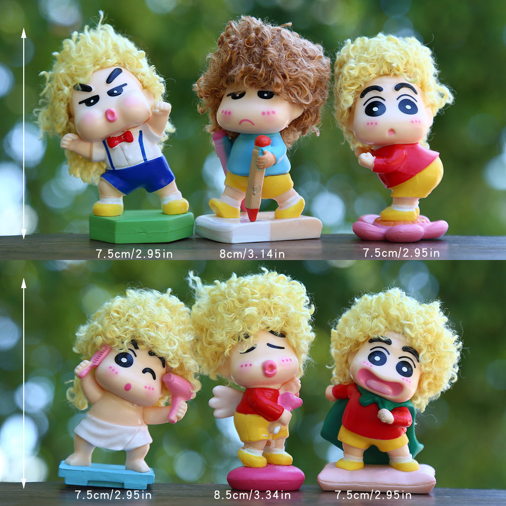 Crayon Shin Chan Figure Topper Set