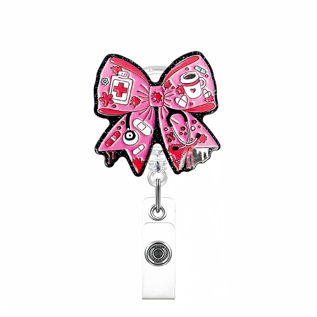 Bow Collection Nurse Badge Holder
