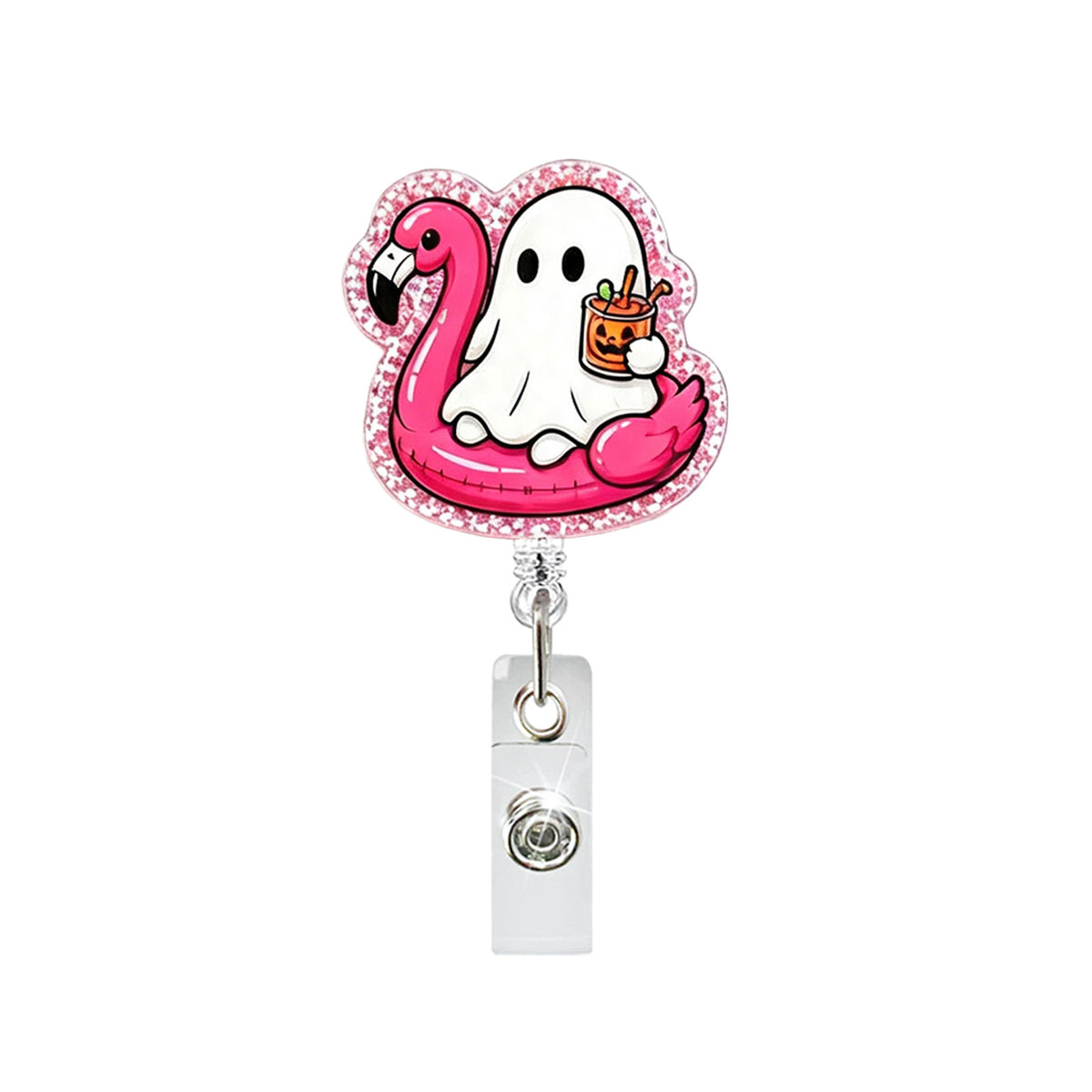 Pool Float Ghost Nurse Badge Holder