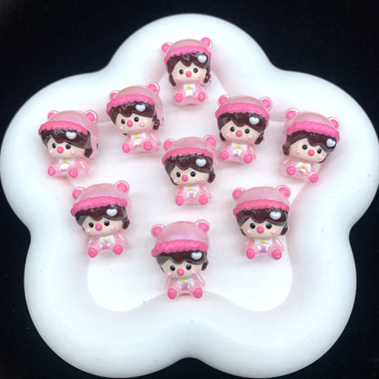 Mermaid Sweet Bean Hand Painted Beads (1pc)