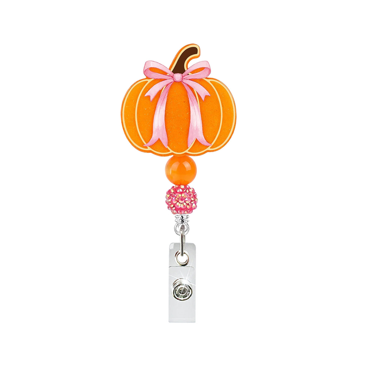 Fall Pumpkin Nurse Badge Holder