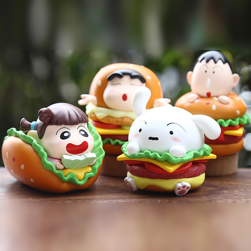 Crayon Shin Chan Friends Figure Topper Set