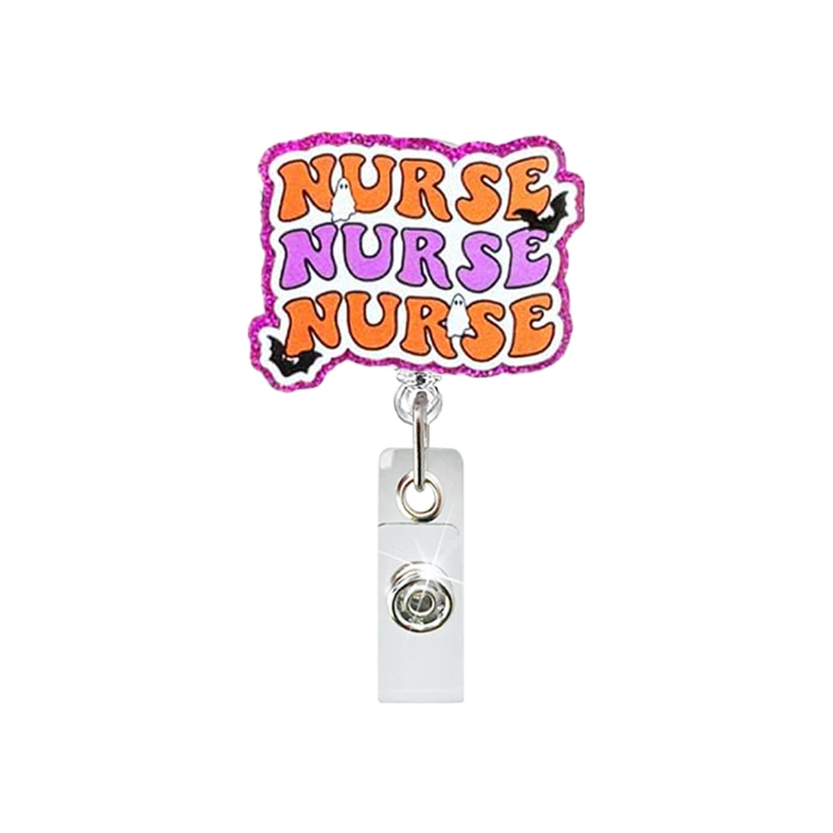 Halloween Quotes Nurse Badge Holder