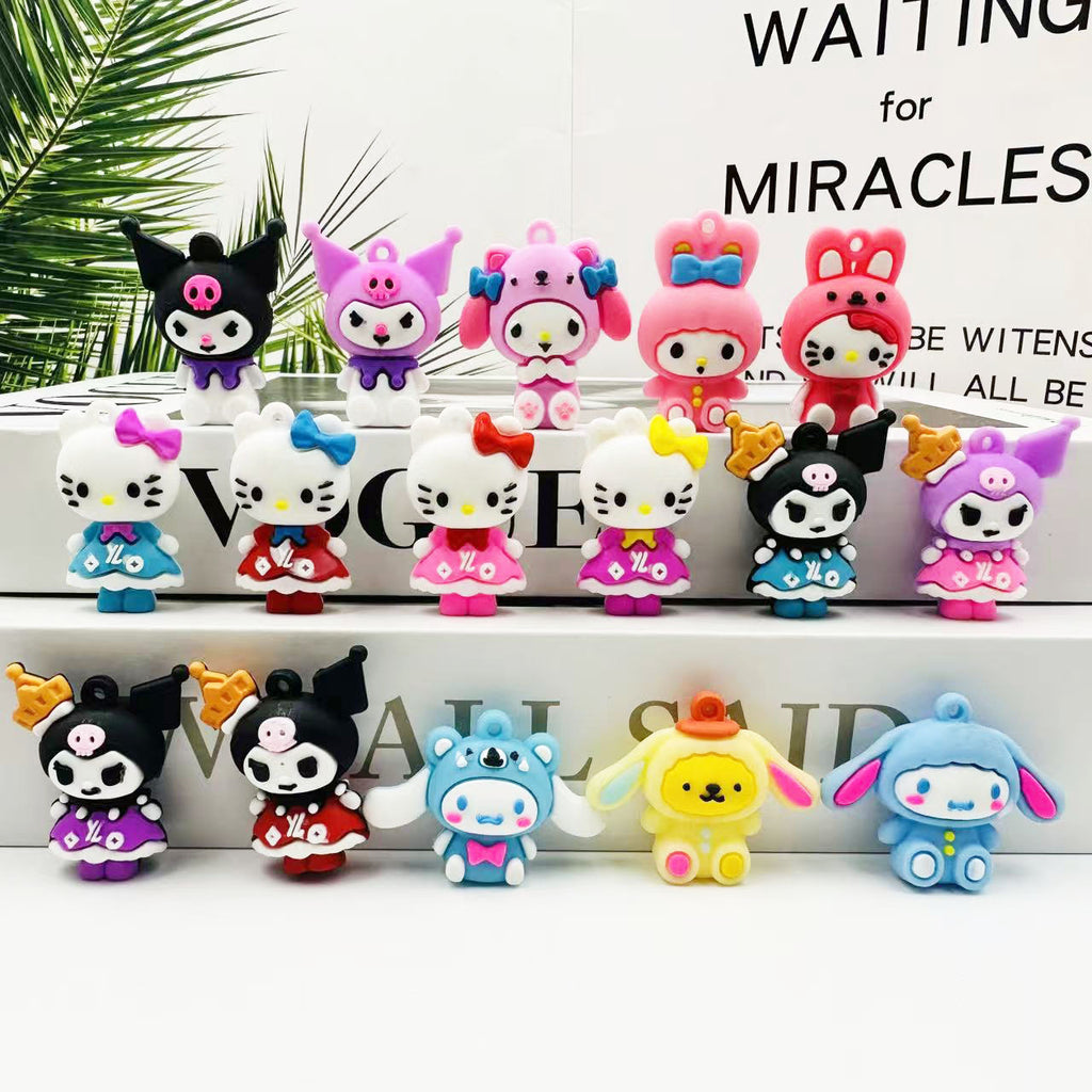 Kuromi Hello Kitty Friends Topper