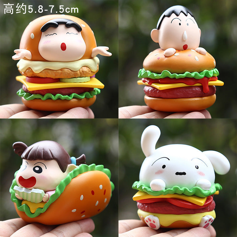 Crayon Shin Chan Friends Figure Topper Set