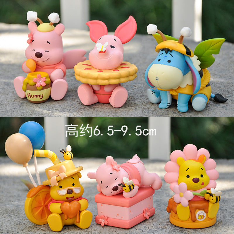 Winnie the Pooh Friends Figure Topper Set