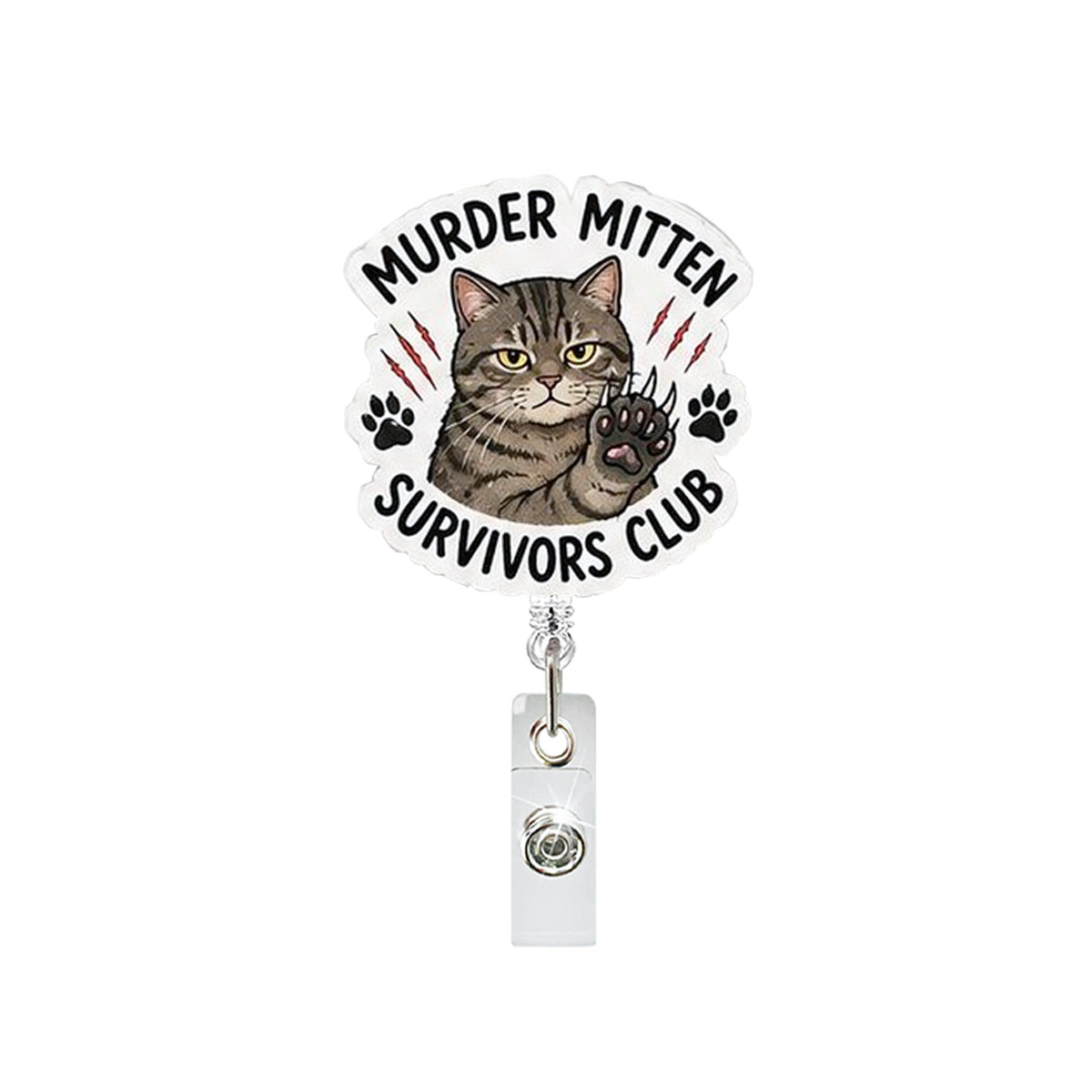 Cat Nurse Badge Holder