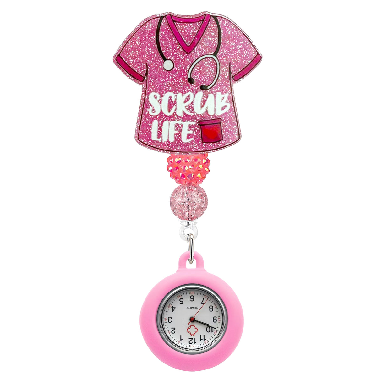 Beaded Nurse Watch Nurse Badge Holder