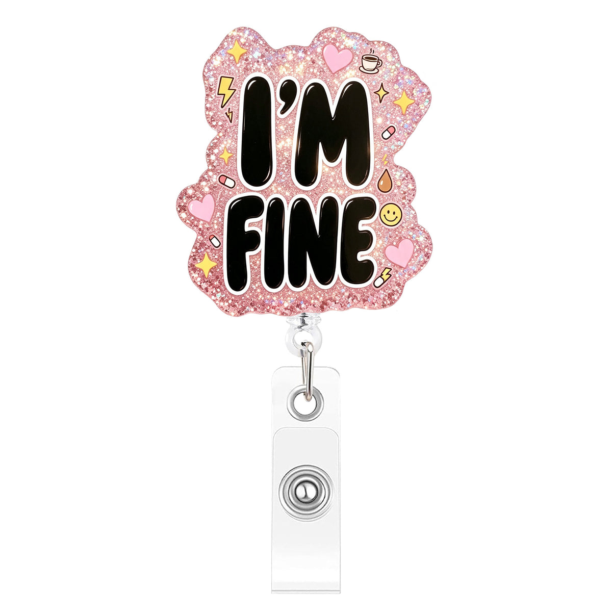 Funny Quotes Nurse Badge Holder