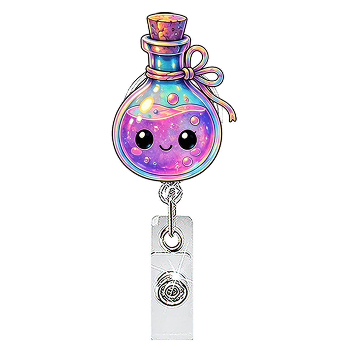 Halloween Ghost Nurse Badge Holder