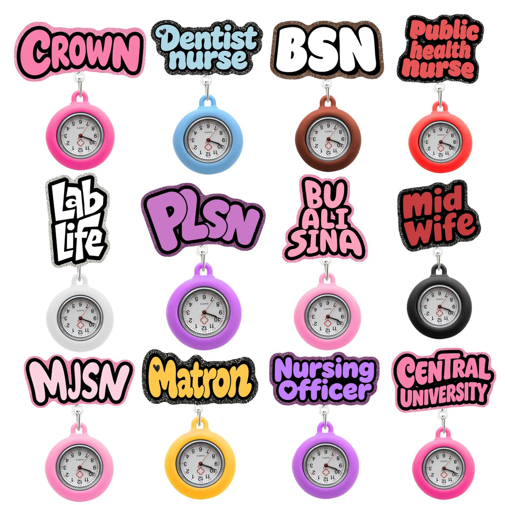 Medical Title Nurse Watch Nurse Badge Holder