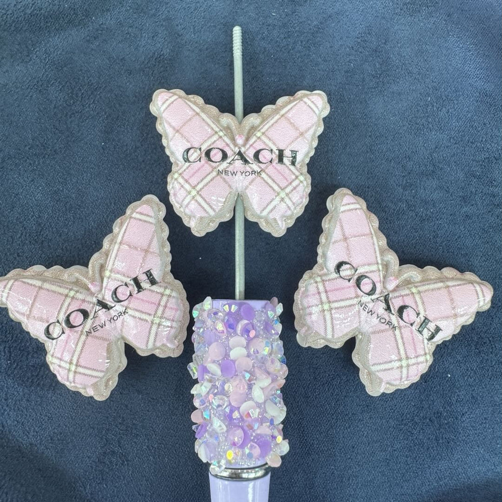Printed Letter Butterfly Topper