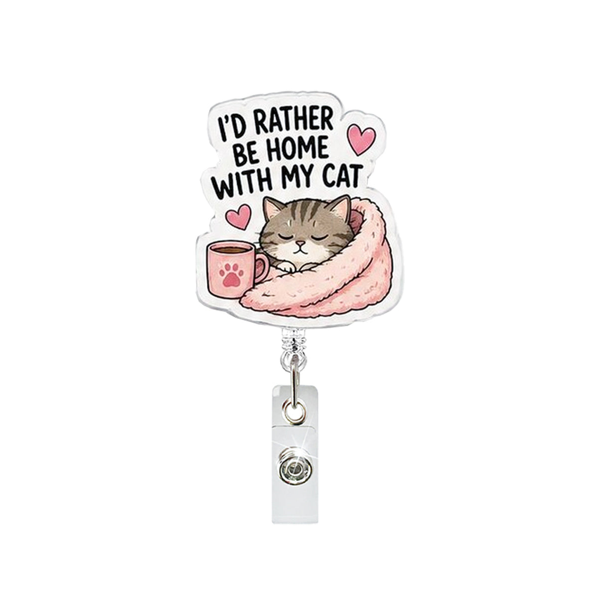 Cat Nurse Badge Holder