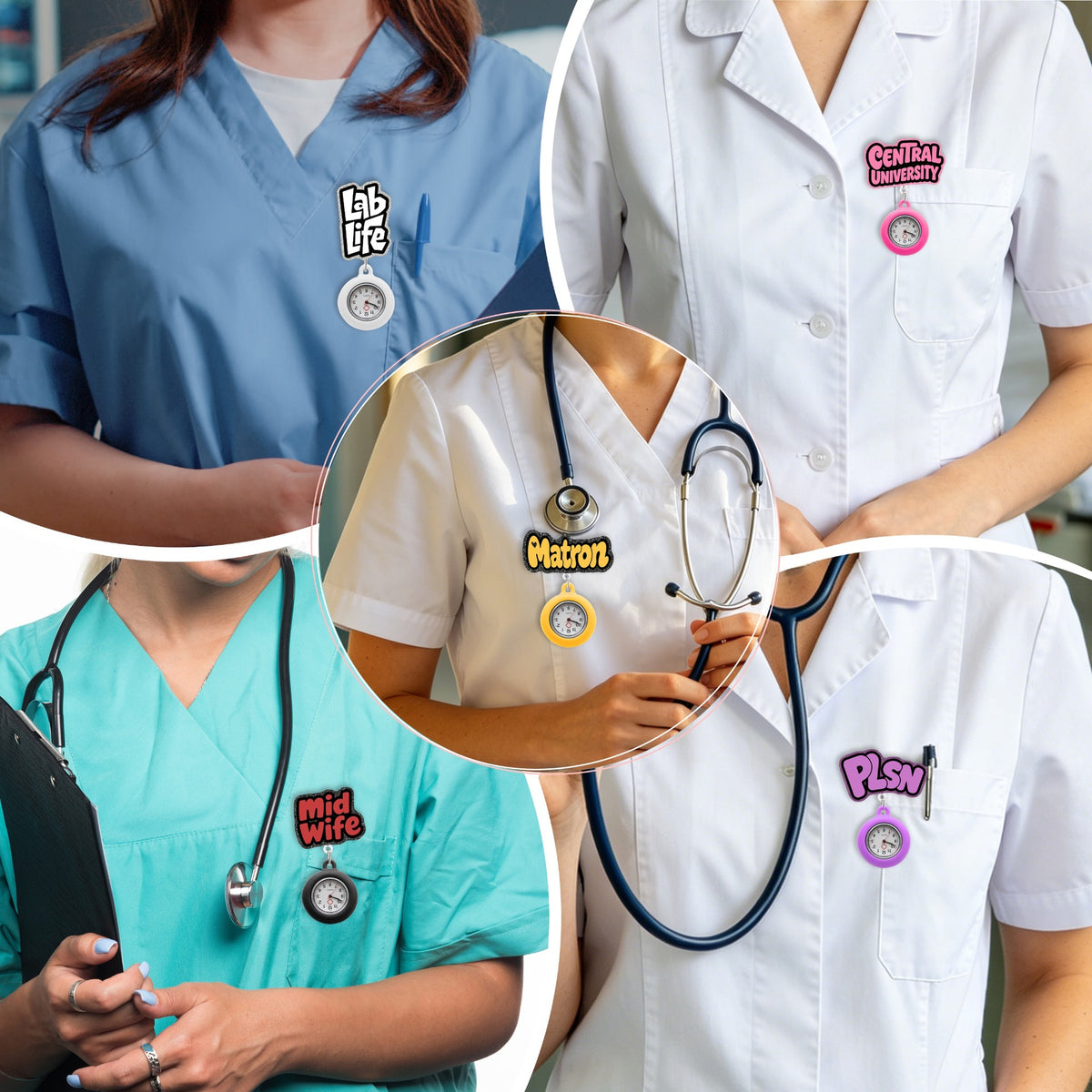 Medical Title Nurse Watch Nurse Badge Holder