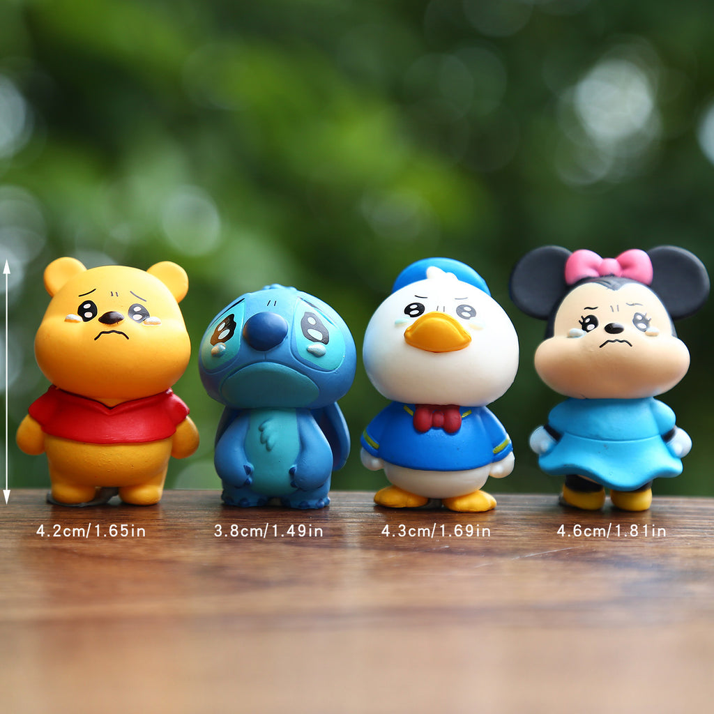 Crying Animals Figure Topper Set