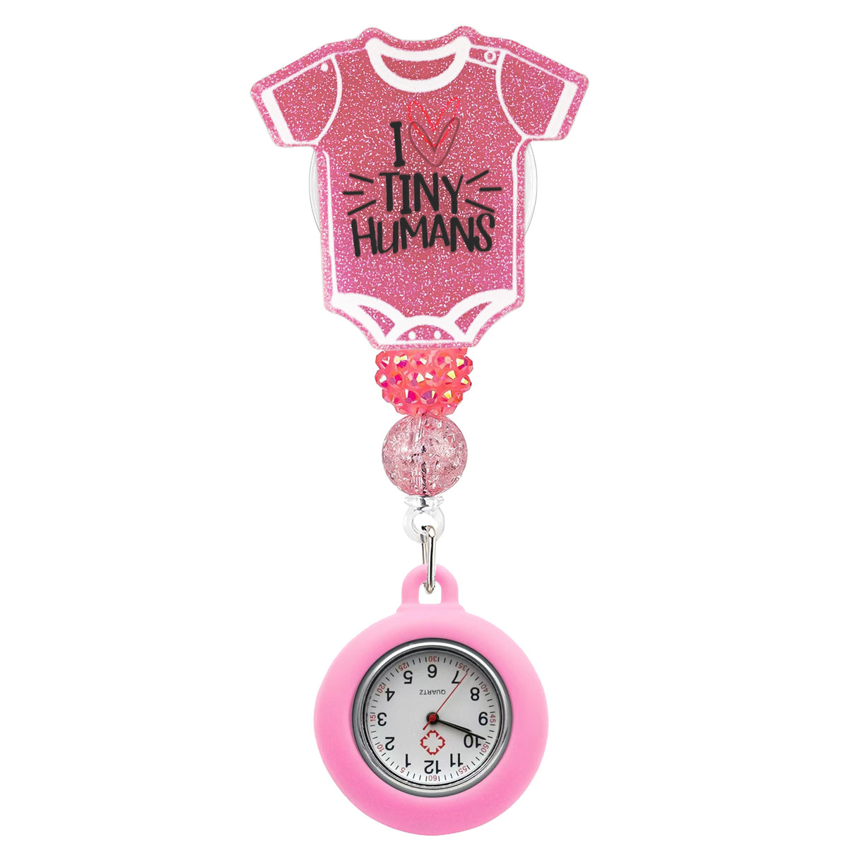 Beaded Nurse Watch Nurse Badge Holder