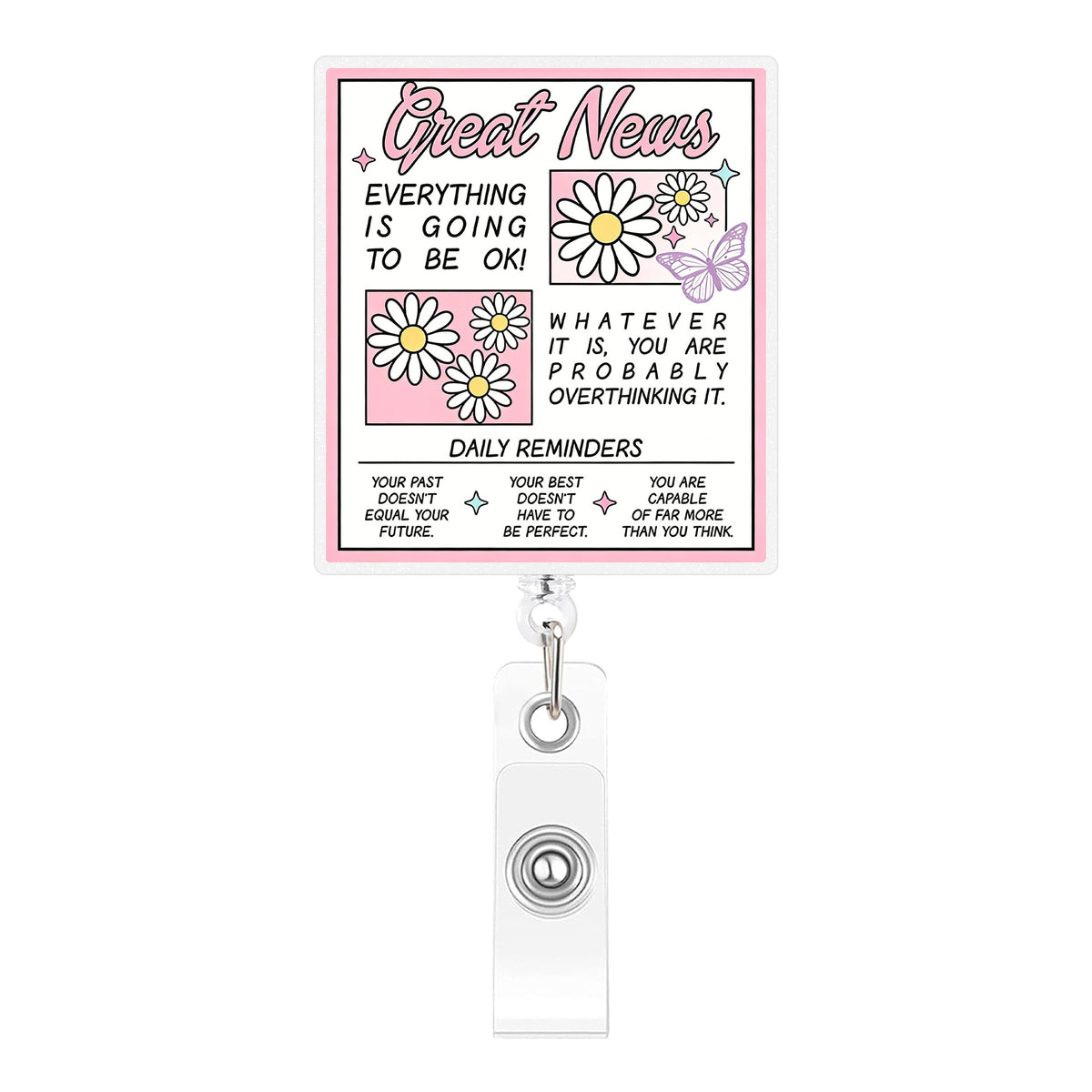 Medical Quotes Nurse Badge Holder