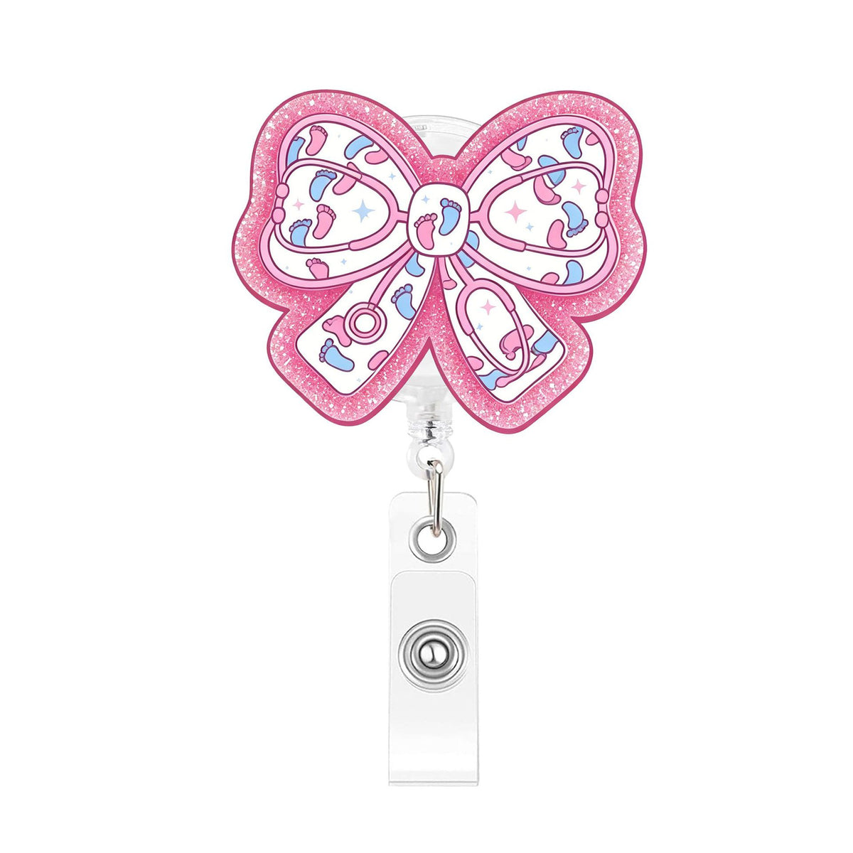 Bow Collection Nurse Badge Holder