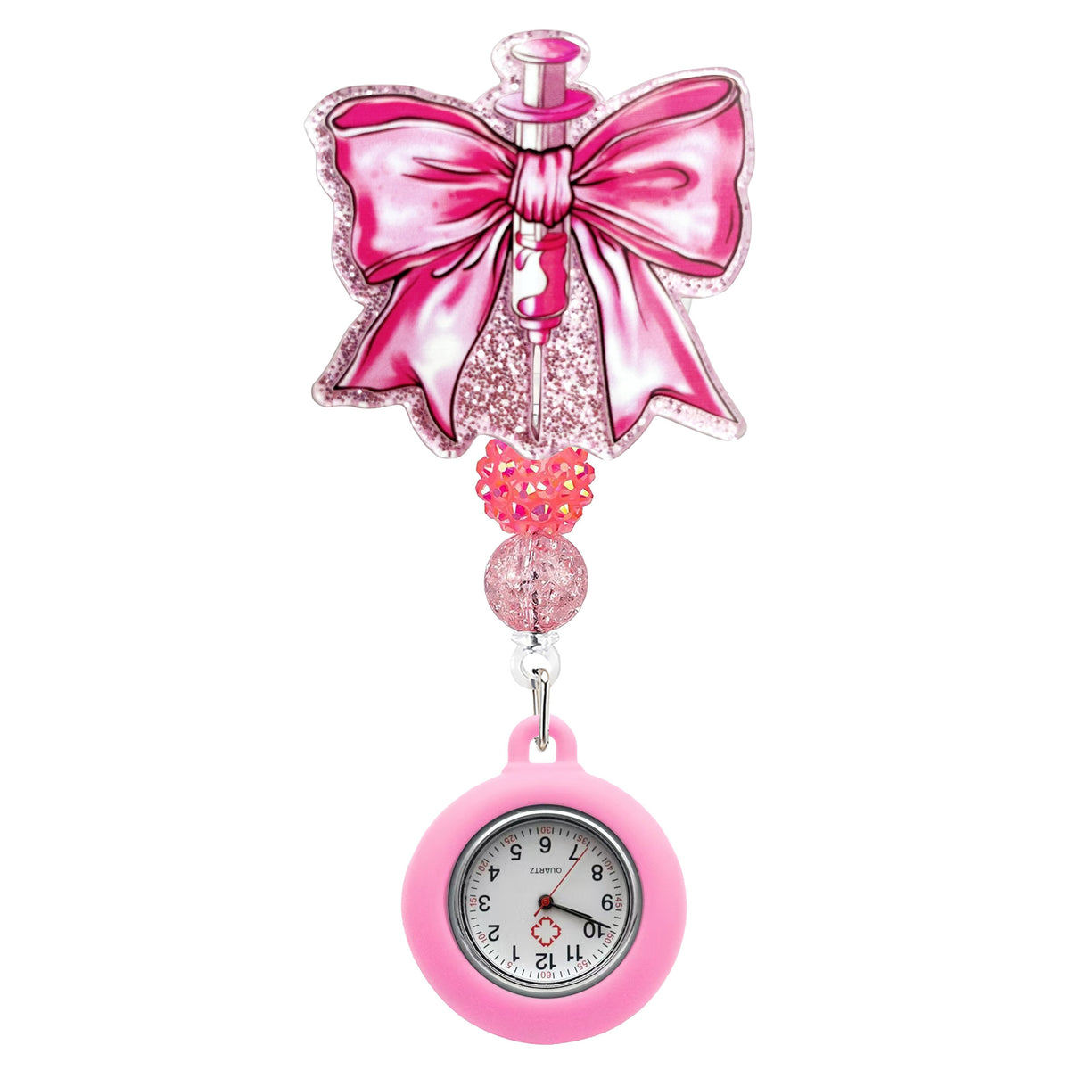 Beaded Nurse Watch Nurse Badge Holder