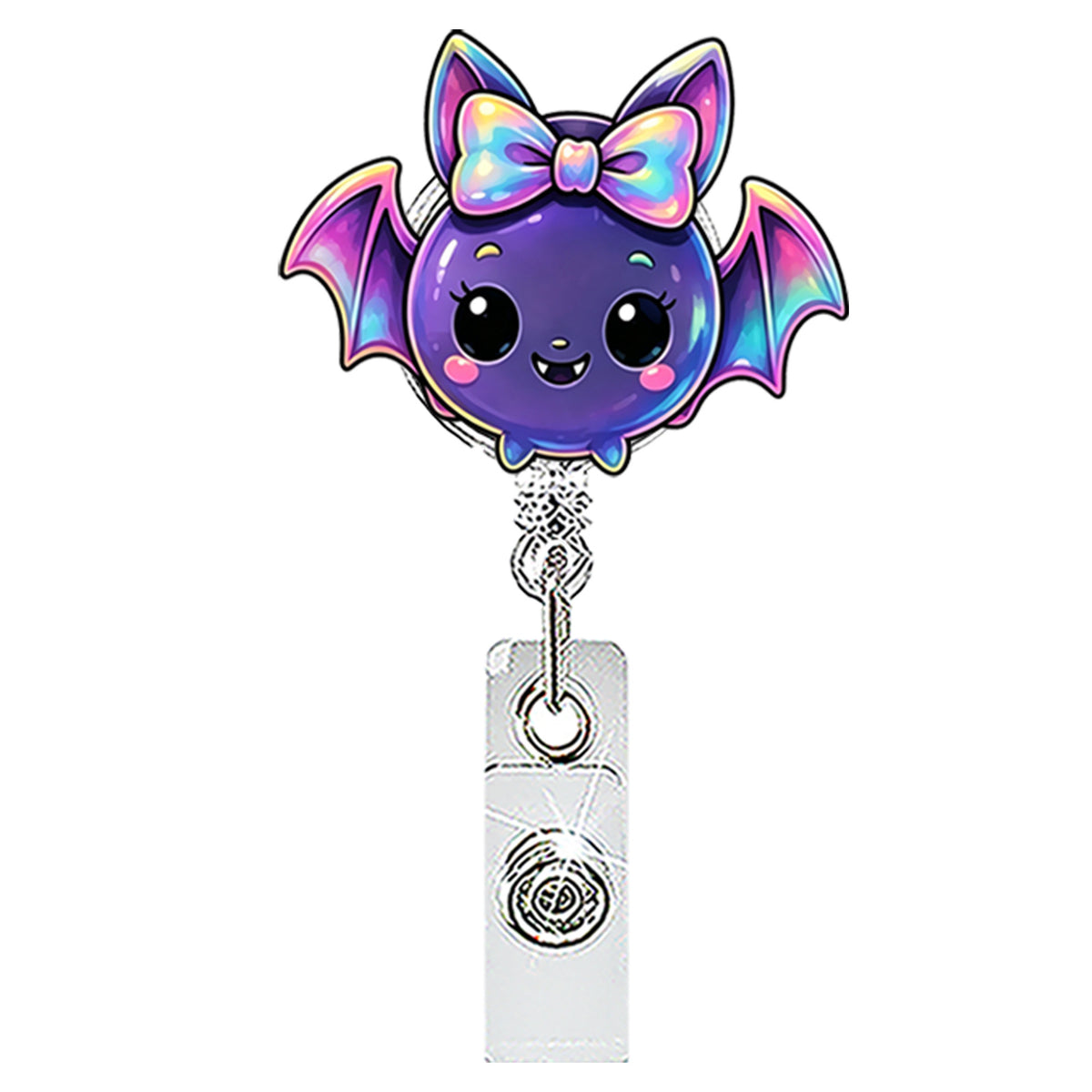 Halloween Ghost Nurse Badge Holder