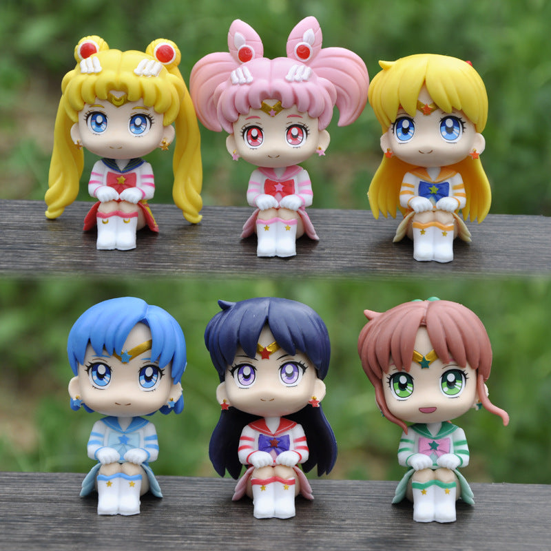 Sailor Moon Figure Topper Set