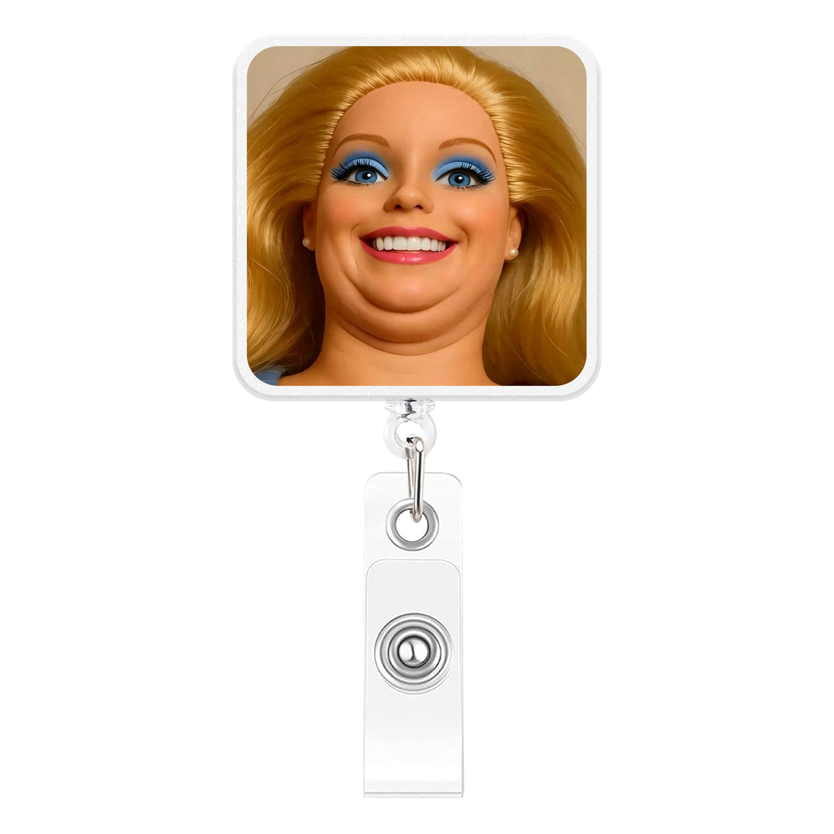 Barbie Meme Nurse Badge Holder