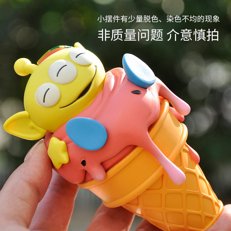 Ice Cream Disney Character Figure Topper Set