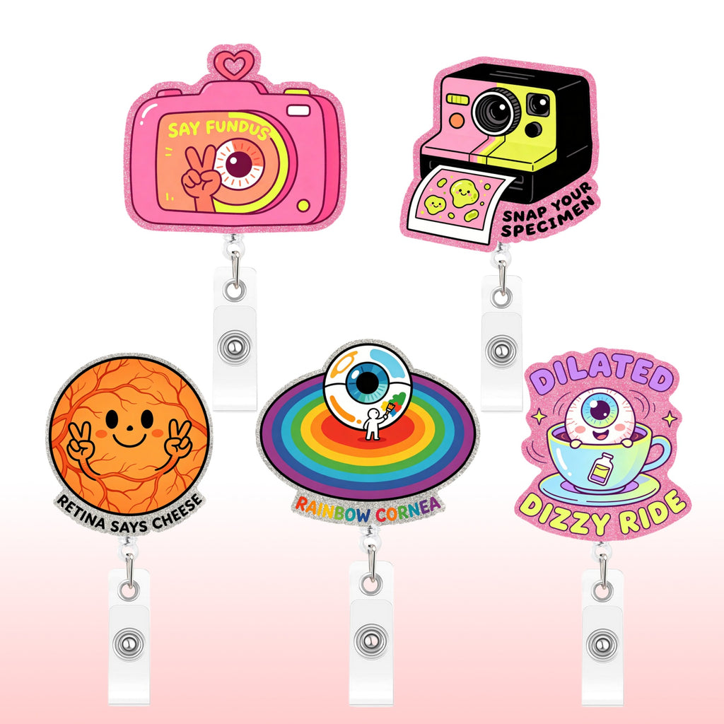 Optometry Nurse Badge Holder